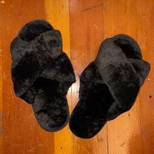 Black Slippers